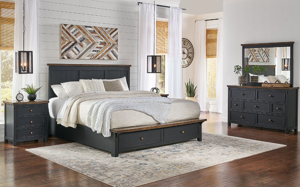 A-America - Stormy Ridge King Storage Bed - STOBL5131 view 9