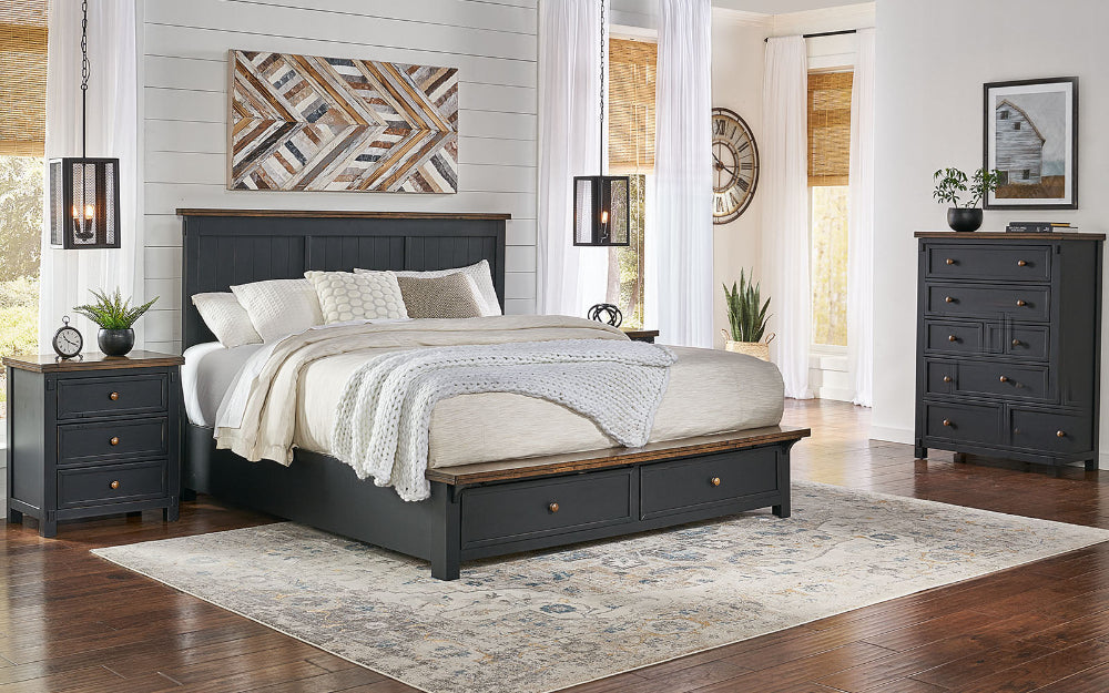 A-America - Stormy Ridge King Storage Bed - STOBL5131 view 10