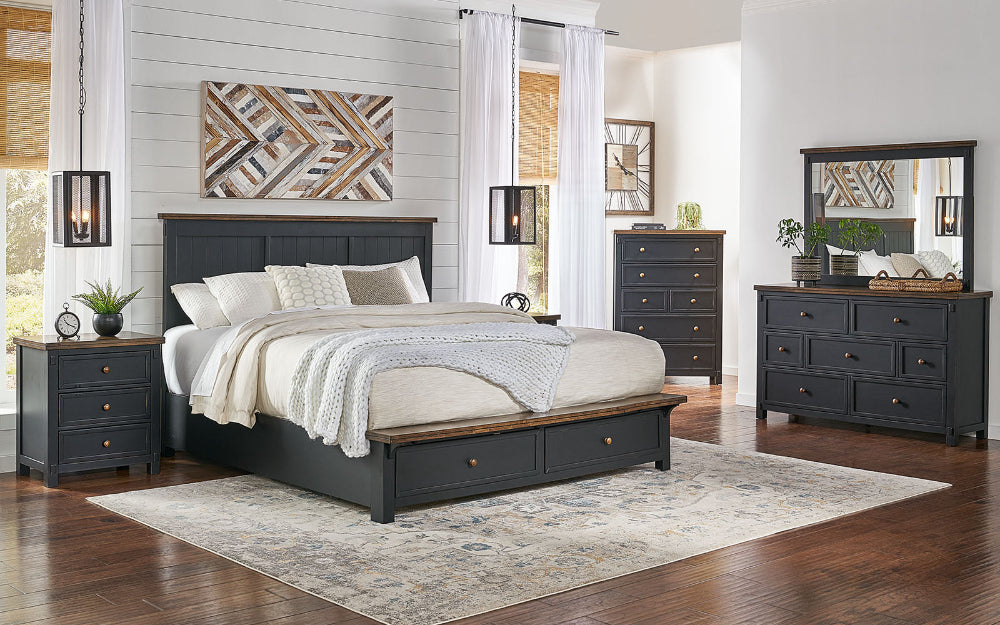 A-America - Stormy Ridge King Storage Bed - STOBL5131 view 11