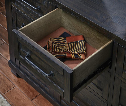 A-America - Sun Valley 9-Drawer Dresser, Charcoal Finish - SUVCL5510 veiw 2