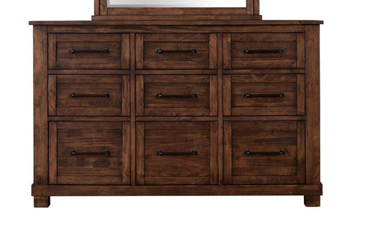 A-America - Sun Valley 9-Drawer Dresser, Rustic Timber Finish - SUVRT5510 veiw 1