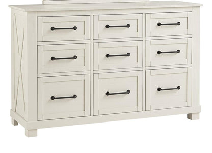 A-America - Sun Valley 9-Drawer Dresser, White Finish - SUVWT5510 veiw 1