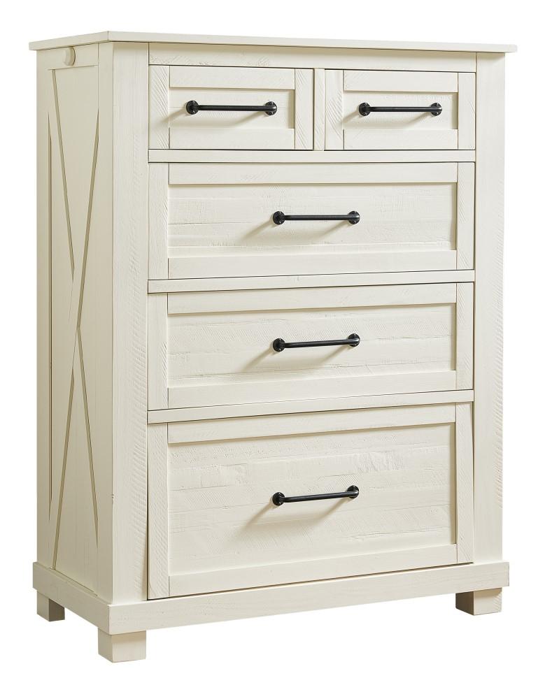 A-America - Sun Valley Chest, White Finish - SUVWT5600 veiw 2
