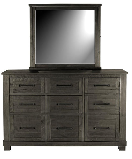 A-America - Sun Valley Dresser & Mirror, Charcoal Finish in Charcoal - SUVCL5552 veiw 1
