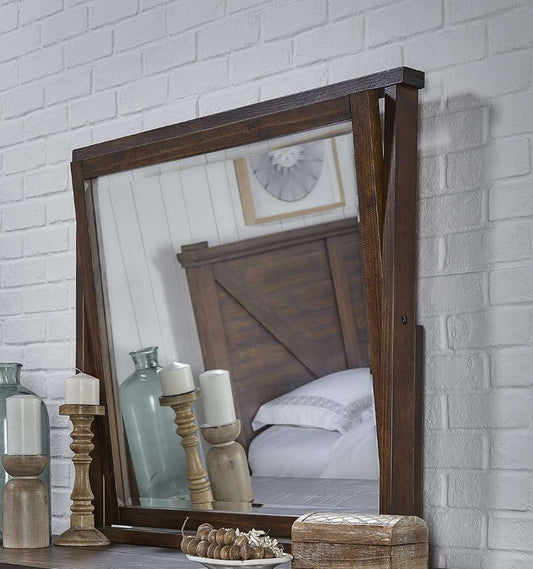 A-America - Sun Valley Mirror, Rustic Timber Finish - SUVRT5550 veiw 1