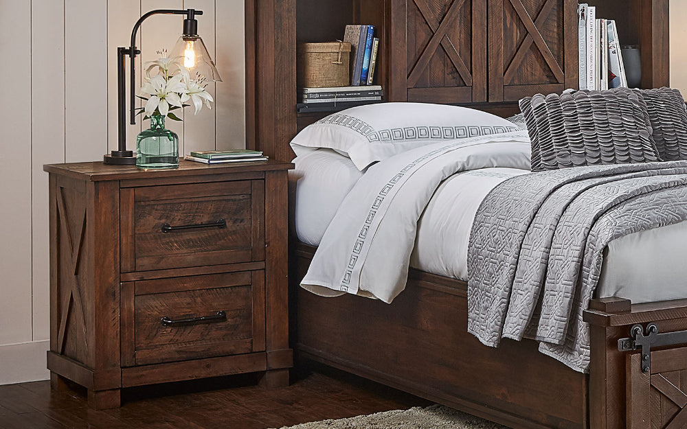 A-America - Sun Valley Nightstand, Rustic Timber Finish - SUVRT5750 view 5