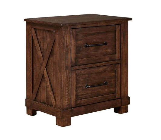 A-America - Sun Valley Nightstand, Rustic Timber Finish - SUVRT5750 veiw 1