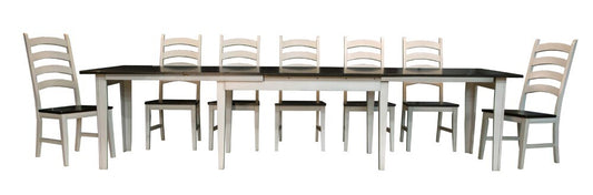 A-America - Toluca 60in - 132in Rectangular Leg Table with (3) 24in Self-Storing Leaves - TOLCH617L view 2