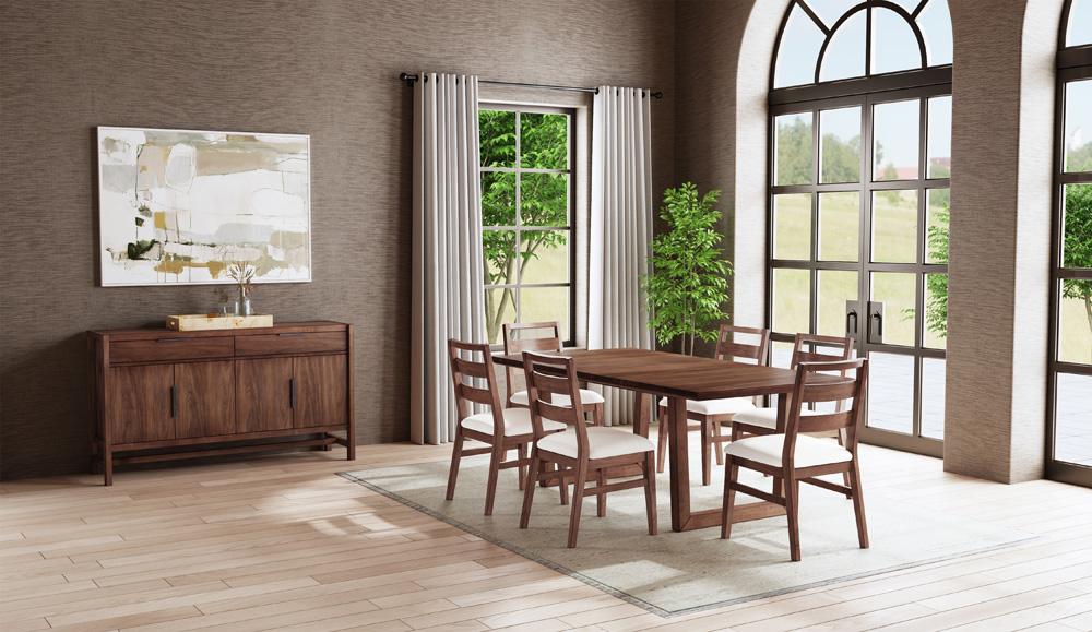 A-America - Voss 78in - 96in Dining Table in Sable - VOSSA6300 veiw 6