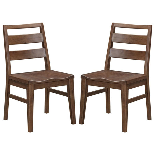 A-America - Voss Ladderback Chair with Wood Seat (2 pack) in Sable - VOSSA2562 view 1