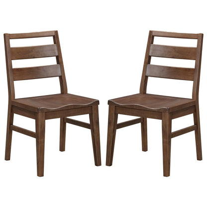 A-America - Voss Ladderback Chair with Wood Seat (2 pack) in Sable - VOSSA2562 veiw 1