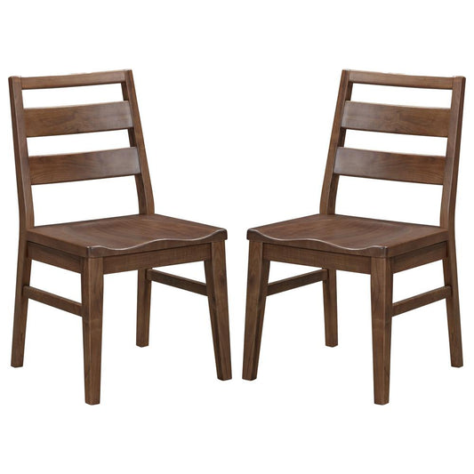 A-America - Voss Ladderback Chair with Wood Seat (2 pack) in Sable - VOSSA2562 veiw 1