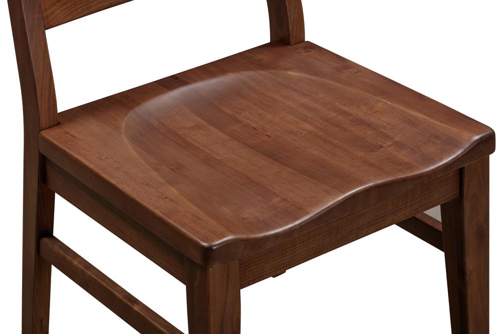 A-America - Voss Ladderback Chair with Wood Seat (2 pack) in Sable - VOSSA2562 veiw 5