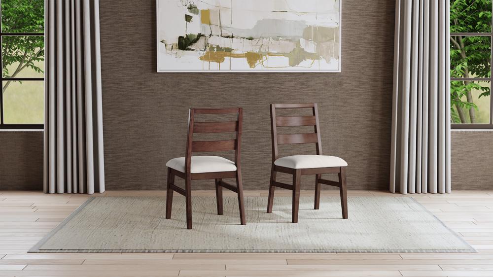 A-America - Voss Ladderback Upholstered Side Chair (2 pack) in Sable - VOSSA2552 veiw 6