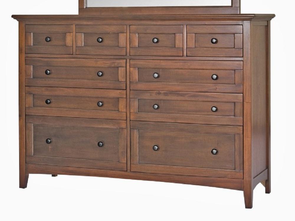 A-America - Westlake 10 Drawer Master Dresser in Cherry Brown Finish - WSLCB5510 view 1