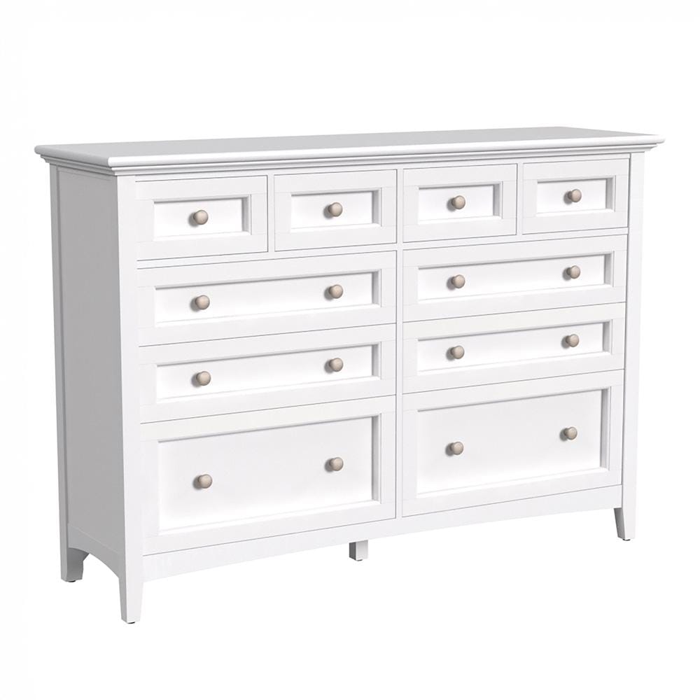 A-America - Westlake 10 Drawer Master Dresser in White - WSLWH5510 view 1