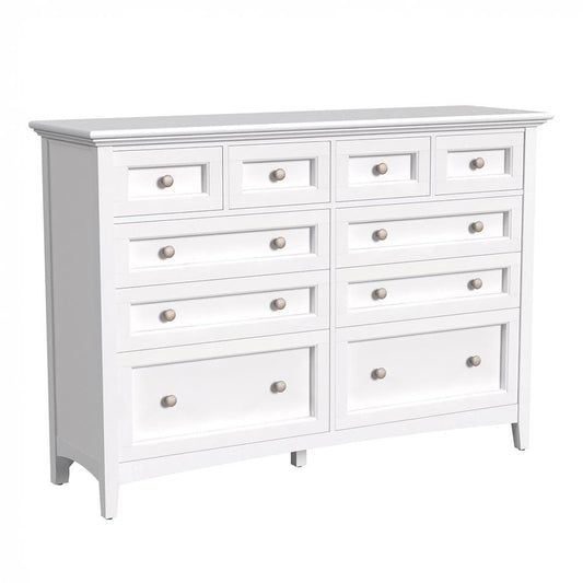 A-America - Westlake 10 Drawer Master Dresser in White - WSLWH5510 view 1