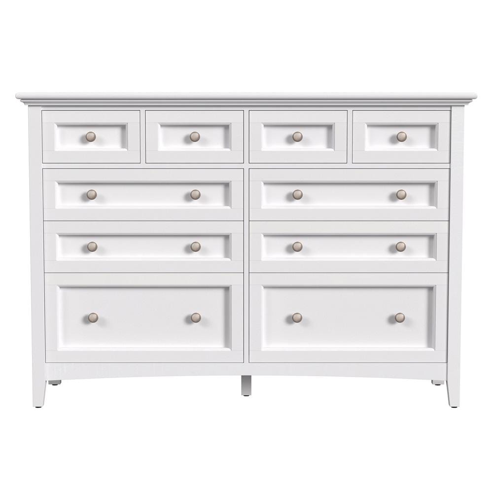 A-America - Westlake 10 Drawer Master Dresser in White - WSLWH5510 view 2