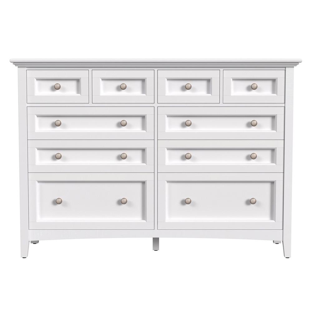 A-America - Westlake 10 Drawer Master Dresser in White - WSLWH5510 veiw 2