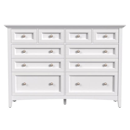 A-America - Westlake 10 Drawer Master Dresser in White - WSLWH5510 veiw 2