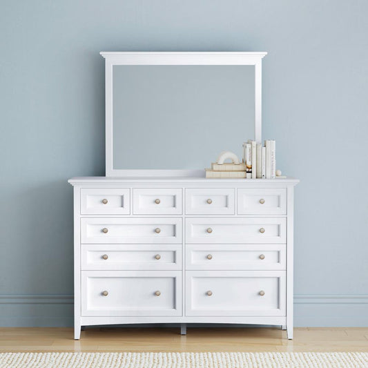 A-America - Westlake 10 Drawer Master Dresser & Mirror in White - WSLWH5552 veiw 1