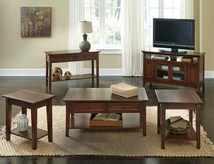 A-America - Westlake 2 Drawer Sofa Table with Shelf - WSLCB7210 veiw 2