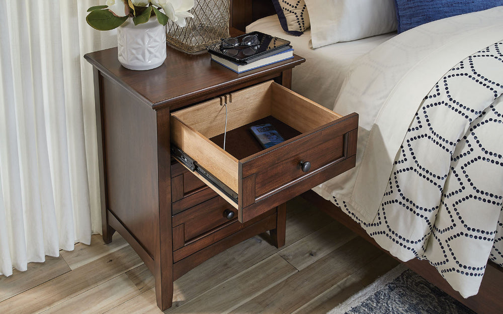 A-America - Westlake 3 Drawer Nightstand in Cherry Brown Finish - WSLCB5750 view 2
