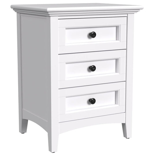 A-America - Westlake 3 Drawer Nightstand in White - WSLWH5750 veiw 1