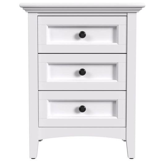 A-America - Westlake 3 Drawer Nightstand in White - WSLWH5750 veiw 2