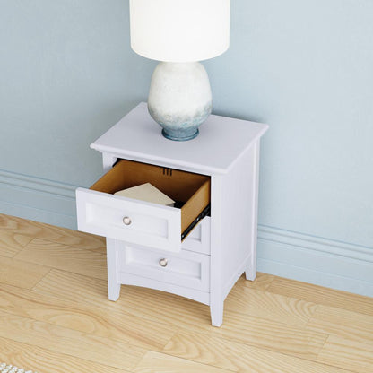 A-America - Westlake 3 Drawer Nightstand in White - WSLWH5750 veiw 3