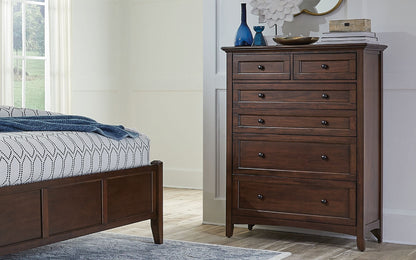 A-America - Westlake 6 Drawer Chest in Cherry Brown Finish - WSLCB5600 view 2