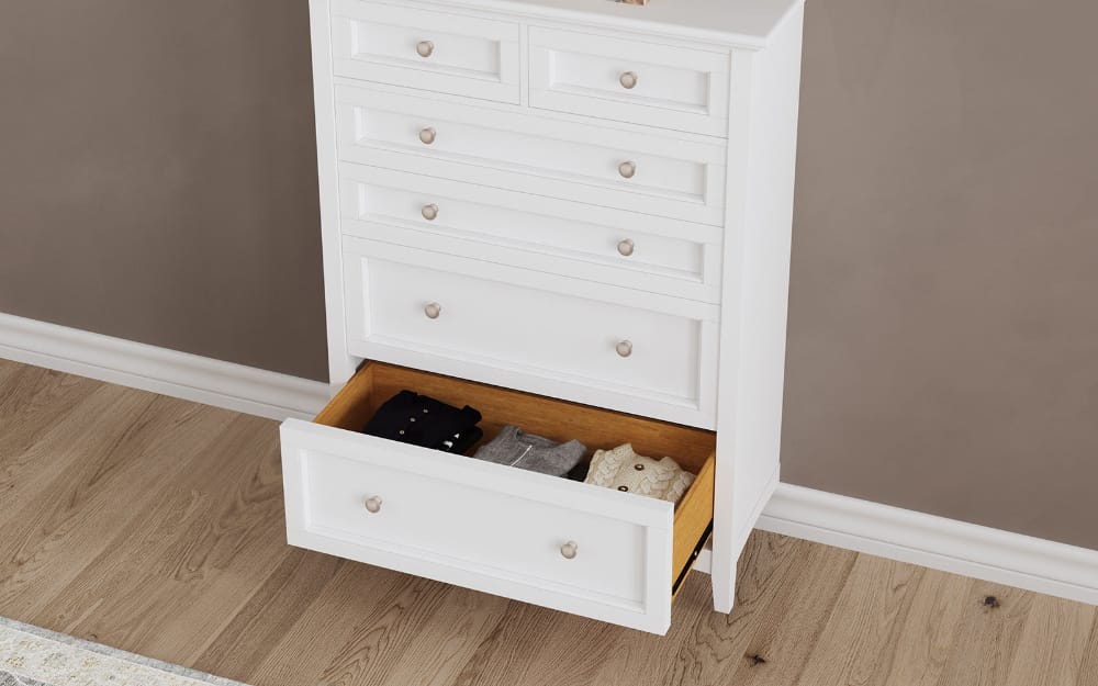 A-America - Westlake 6 Drawer Chest in White - WSLWH5600 view 8
