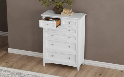 A-America - Westlake 6 Drawer Chest in White - WSLWH5600 view 9