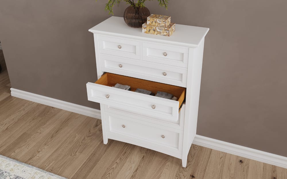 A-America - Westlake 6 Drawer Chest in White - WSLWH5600 view 10