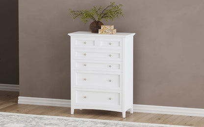 A-America - Westlake 6 Drawer Chest in White - WSLWH5600 view 11