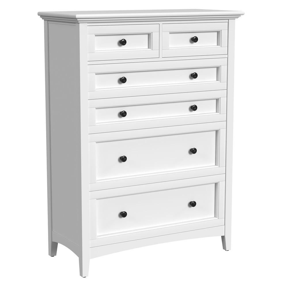 A-America - Westlake 6 Drawer Chest in White - WSLWH5600 veiw 1