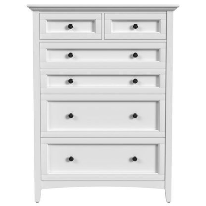 A-America - Westlake 6 Drawer Chest in White - WSLWH5600 veiw 2