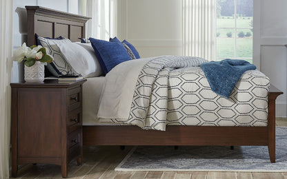 A-America - Westlake King Mansion Bed in Cherry Brown Finish - WSLCB5130 view 3