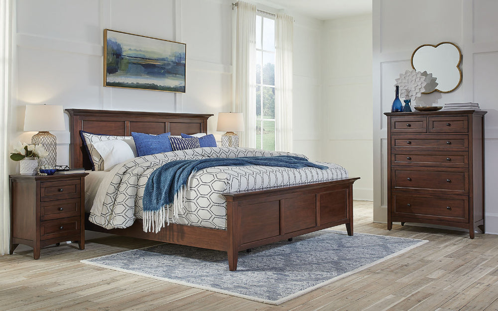 A-America - Westlake King Mansion Bed in Cherry Brown Finish - WSLCB5130 view 8
