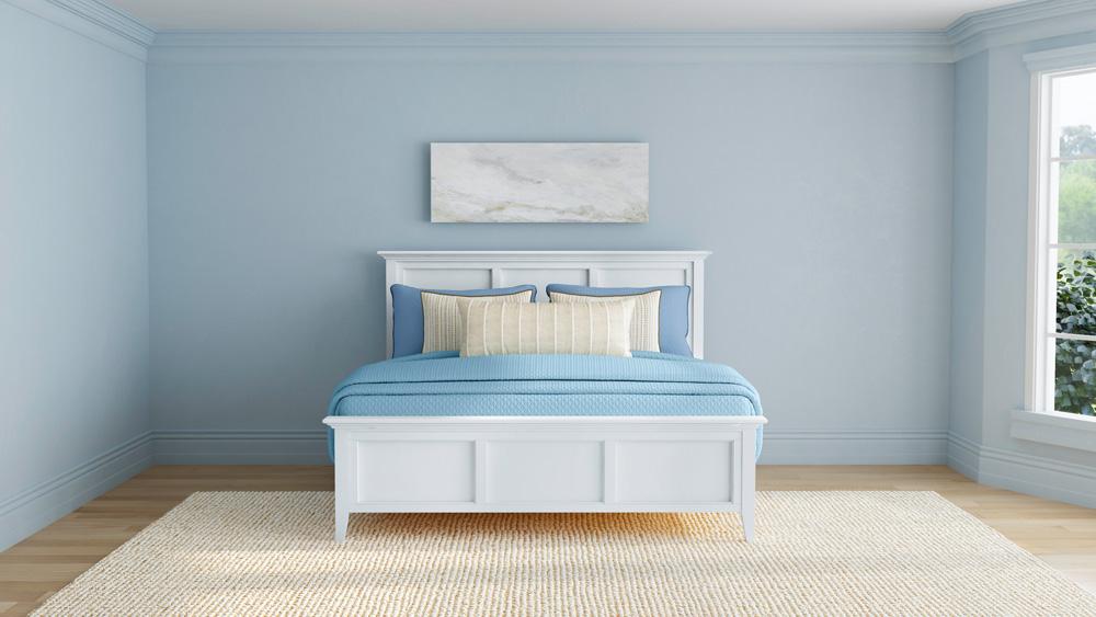 A-America - Westlake King Mansion Bed in White - WSLWH5130 veiw 4