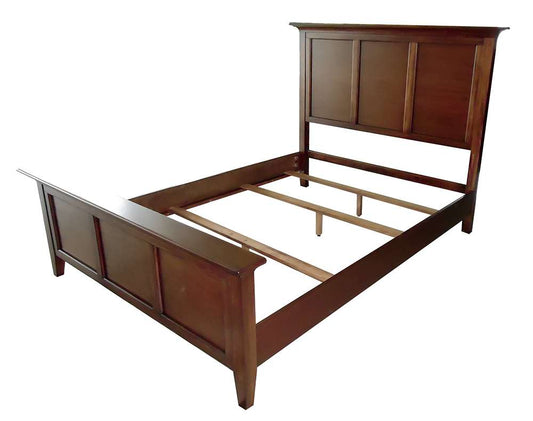 A-America - Westlake Queen Mansion Bed in Cherry Brown Finish - WSLCB5030 view 1