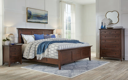 A-America - Westlake Queen Mansion Bed in Cherry Brown Finish - WSLCB5030 view 9