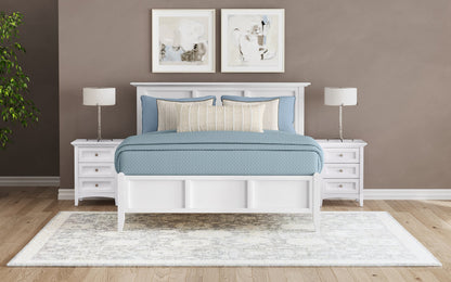 A-America - Westlake Queen Mansion Bed in White - WSLWH5030 view 6