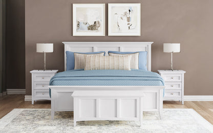 A-America - Westlake Queen Mansion Bed in White - WSLWH5030 view 7