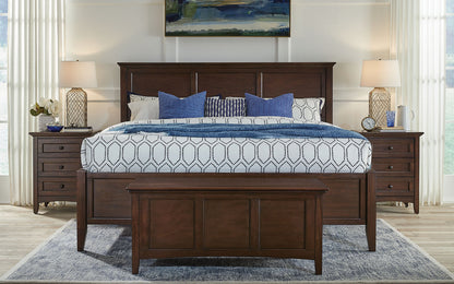 A-America - Westlake Queen Storage Bed in Cherry Brown Finish - WSLCB5091 view 8