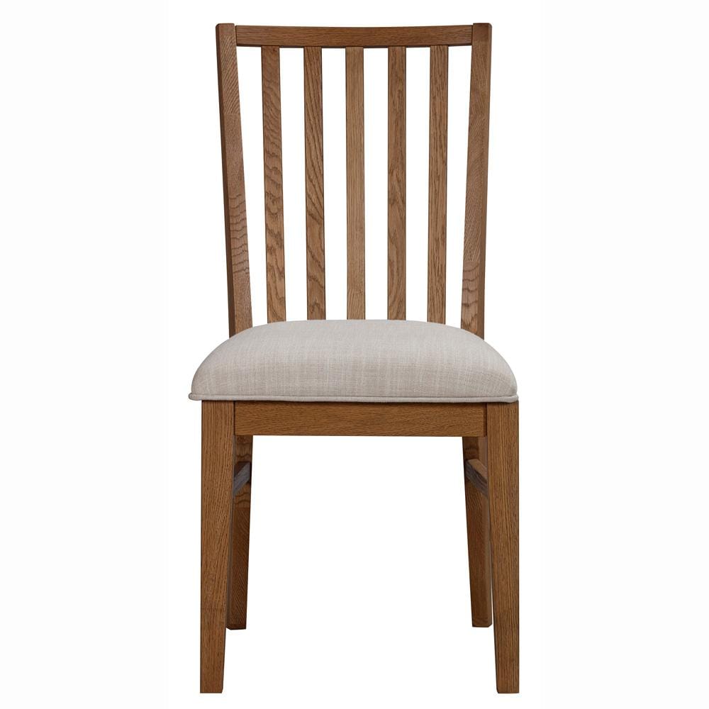 A-America - Weston Slatback Chair with Upholstered Seat (2 pack) in Acorn - WETAC2452 view 3