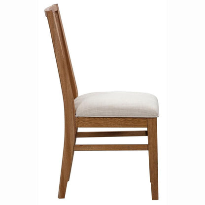 A-America - Weston Slatback Chair with Upholstered Seat (2 pack) in Acorn - WETAC2452 view 4