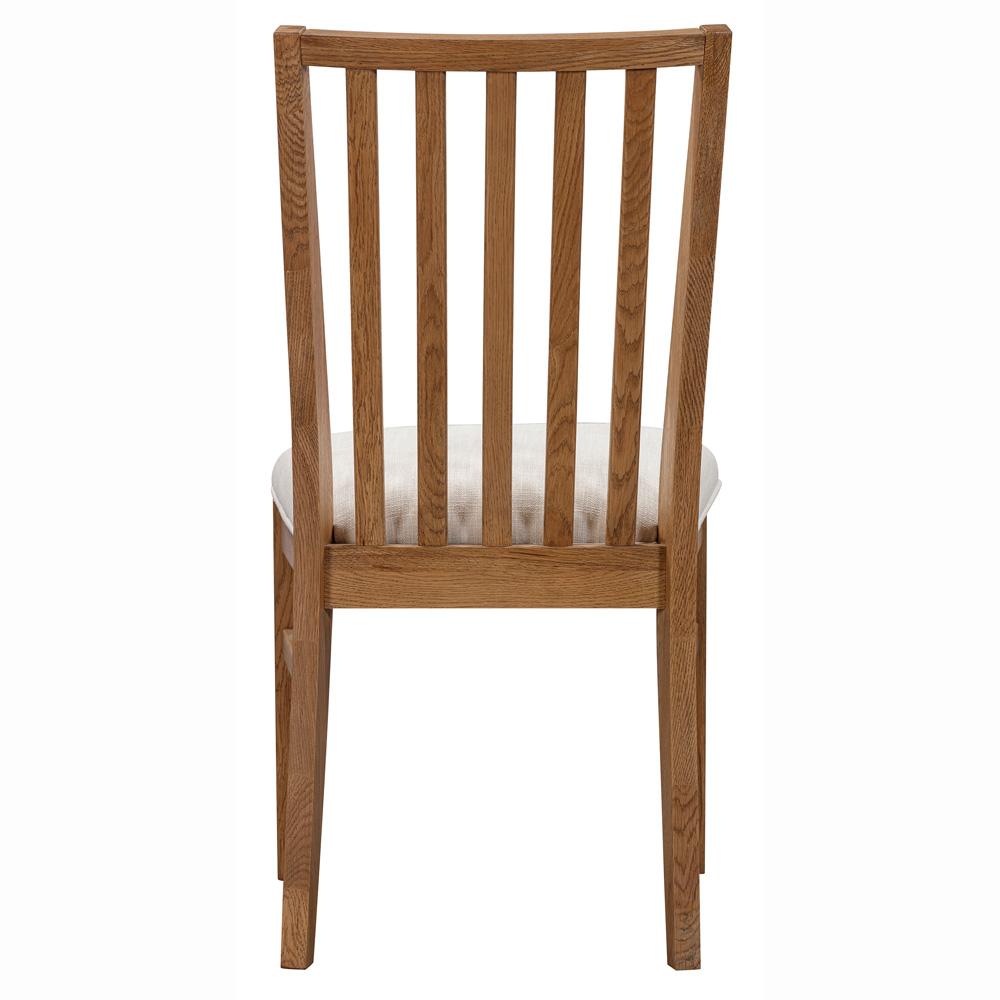 A-America - Weston Slatback Chair with Upholstered Seat (2 pack) in Acorn - WETAC2452 veiw 5