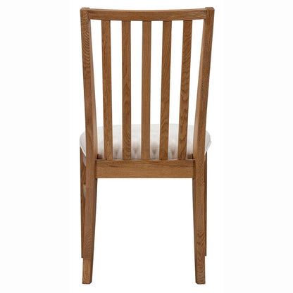 A-America - Weston Slatback Chair with Upholstered Seat (2 pack) in Acorn - WETAC2452 veiw 5