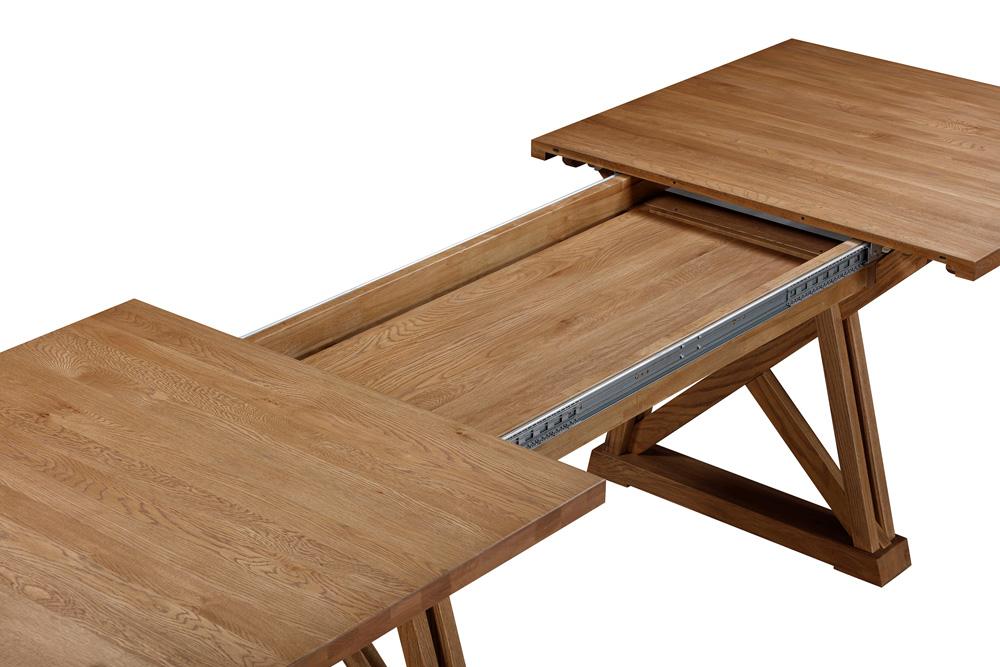 A-America - Weston Trestle Table in Acorn - WETAC6300 veiw 4